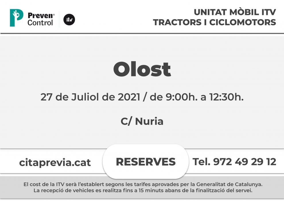 Unitat mòbil ITV tractors i ciclomotors